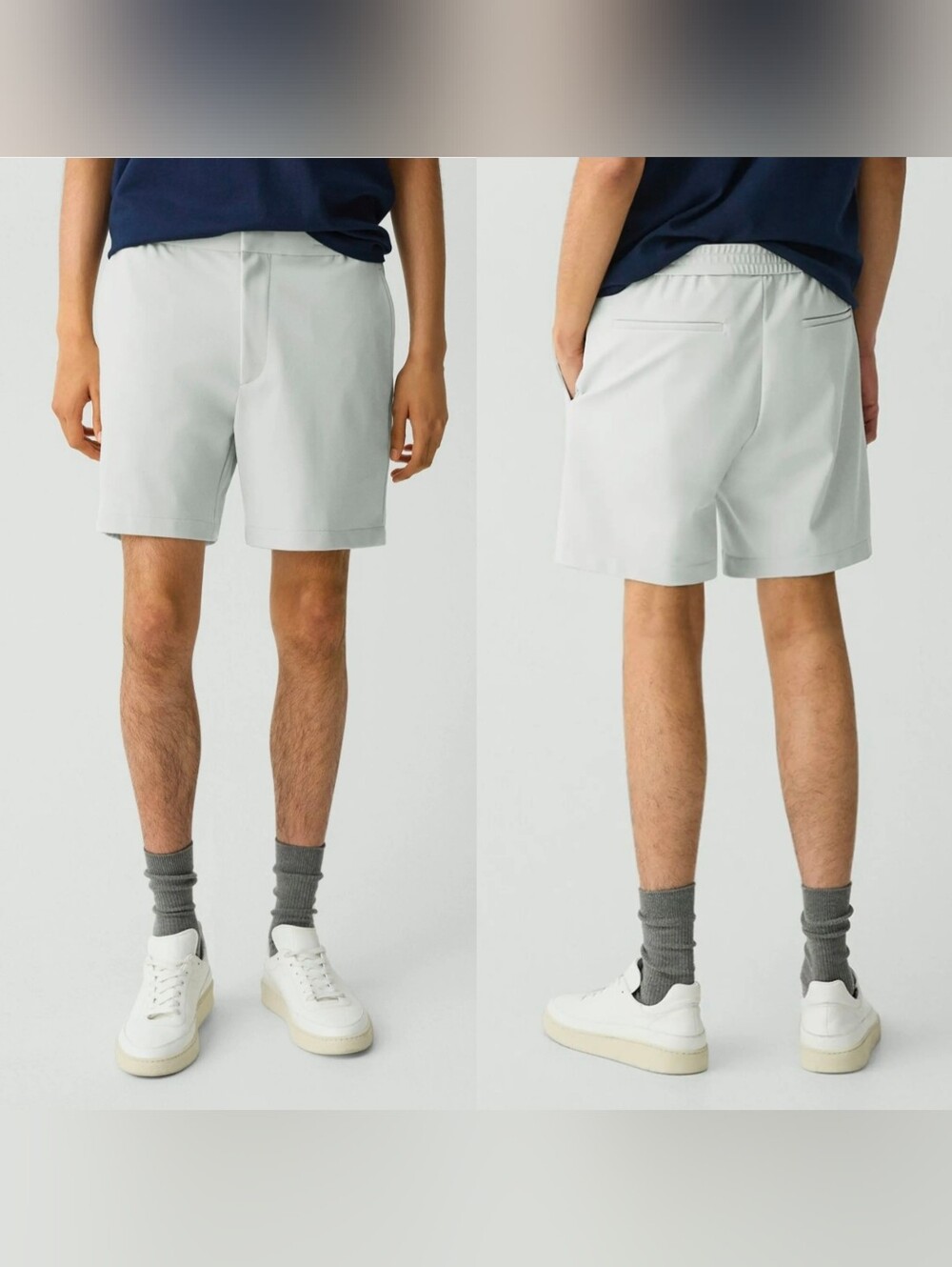 $185 Theory Mens Curtis Slim Fit Internal Drawstring Shorts